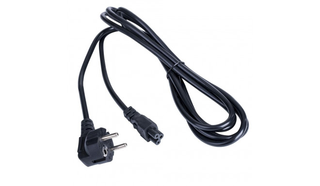 Akyga power cable for notebook AK-NB-10A clover CCA CEE 7 | 7 | IEC C5 3 m