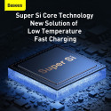 Baseus Super Si Pro Quick Charger USB + USB-C 30W (black)