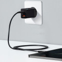 Baseus Super Si Pro Quick Charger USB + USB-C 30W (black)