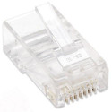 Techly IWP-JAR-C6RTY wire connector RJ45 Transparent