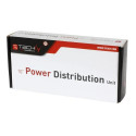Techly Universal Power Strip Rack 10&quot; 4 Outlets Schuko Plug