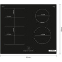 Bosch Serie 4 PVS611BB6E hob Black Built-in 60 cm Zone induction hob 4 zone(s)