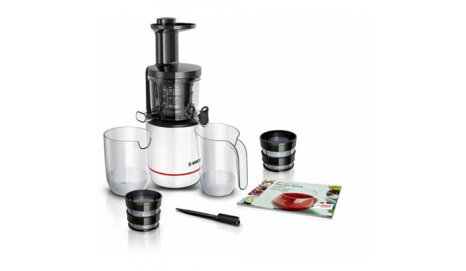 Bosch MESM500W juice maker Slow juicer 150 W Black, White