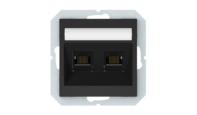 COMP. SOCKET BLACK KLRJ45-26E2-02 QR1000