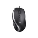 Logitech M500 Advanced Wired Mouse, USB Type-A, Optical, 4000 DPI, Black