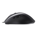 Logitech M500 Advanced Wired Mouse, USB Type-A, Optical, 4000 DPI, Black