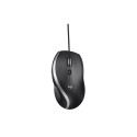 Logitech M500 Advanced Wired Mouse, USB Type-A, Optical, 4000 DPI, Black
