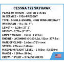 Blocks Cessna 172 Skyhawk 160k white