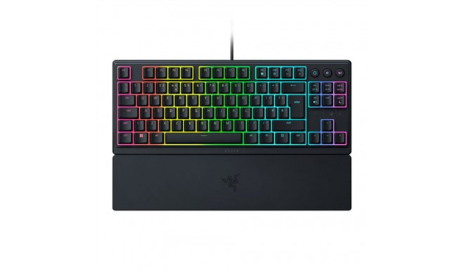 Razer Ornata V3 Tenkeyless madala profiiliga klahvid; Razer Mecha-Membrane lülitid; UV-kattega klahv