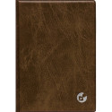 Book calendar Boss A5, WEEK vertical, spiral binding, plastic covers (BROWN) 00039/41129