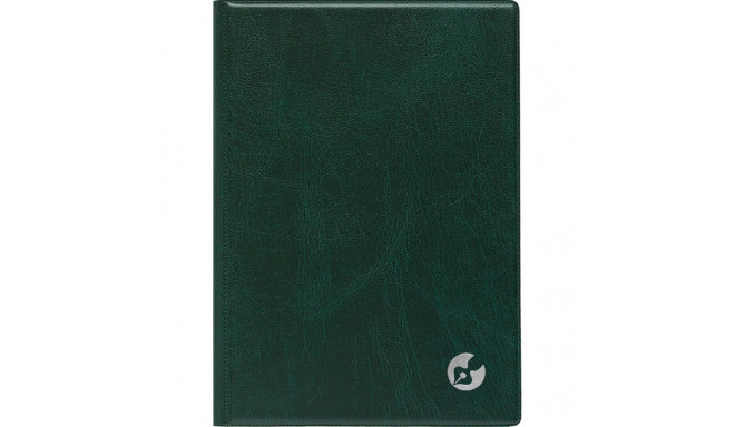 Book calendar Week A5 UNIVERSAL, spiral binding, plastic covers (GREEN) 00066/40011