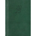 Book calendar Calendar notebook A6 DAY, synthetic leather (GREEN) 00029/40083
