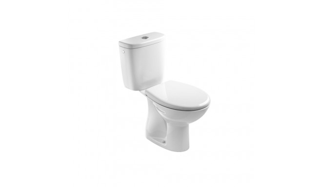 püstine WC-pott 210 kaanega valge