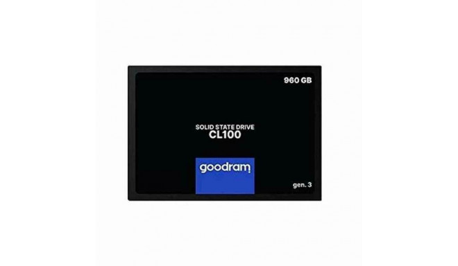 Kõvaketas GoodRam CL100 G3 960 GB SSD SSD 460 MB/s-540 MB/s