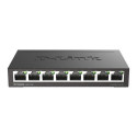 D-Link DGS-108 network switch Unmanaged L2 Gigabit Ethernet (10/100/1000) Black