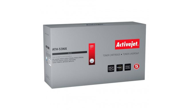 Activejet ATH-53NX toner (replacement for HP 53X Q7553X, Canon CRG-715H; Supreme; 7900 pages; black)