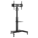 Techly Trolley Floor Support with Shelf LCD TV/LED 32-65&quot;