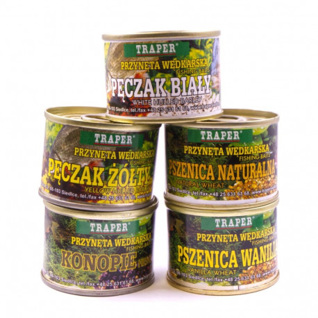 Natural hook bait TRAPER Vanilla wheat 70g