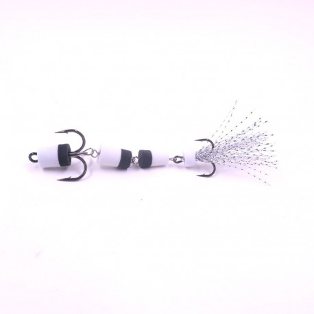 Merganser Mandula lure MA-70-0008, 1.7 g, 70 mm, White / Black / White, 1 psc, in plastic package