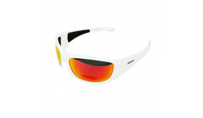 Active Pro Polarized sunglasses FLOATING PS-2087 white/lens+red