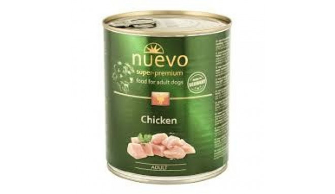 Complete (wet) feed NUEVO Dog Adult Chicken 800g
