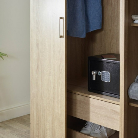 Yale YSV/250/DB2 vabaltseisev seif 16.3 l teras must