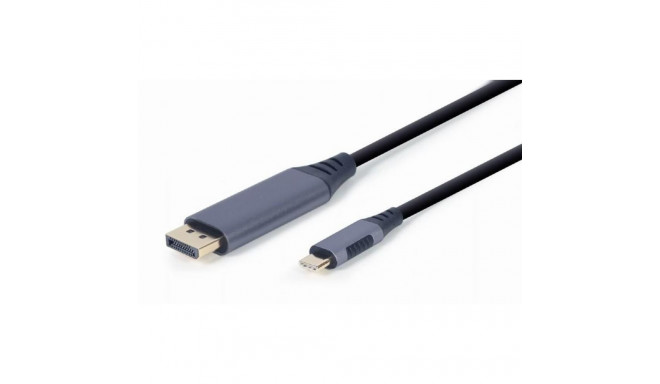 Gembird CABLE USB-C TO DP 1.8M/GREY CC-USB3C-DPF-01-6