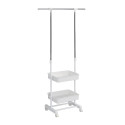 Drēbju pakaramais FERGUS 47-77x29x92-165cm, balts