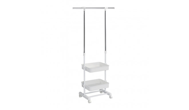 Drēbju pakaramais FERGUS 47-77x29x92-165cm, balts