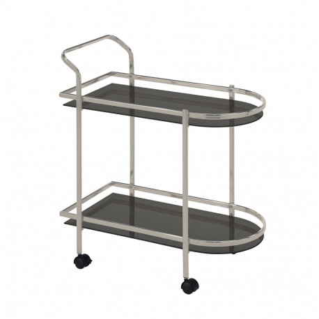 Serving cart GERTU black/nickel