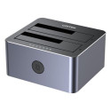 UNITEK Y-3026GY01-EU storage drive docking station USB 3.2 Gen 1 (3.1 Gen 1) Type-B Grey