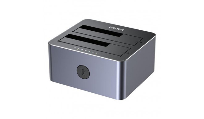 UNITEK Y-3026GY01-EU storage drive docking station USB 3.2 Gen 1 (3.1 Gen 1) Type-B Grey