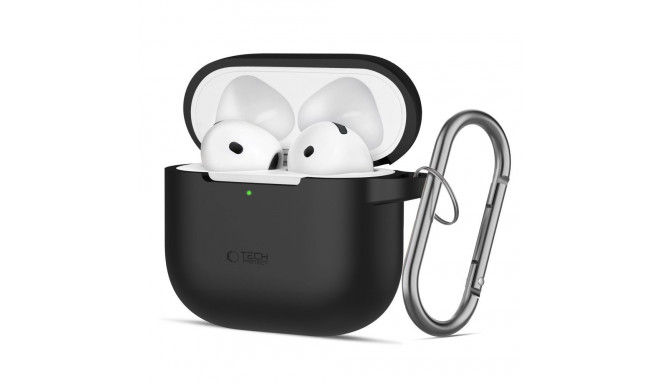 TECH-PROTECT SILICONE HOOK APPLE AIRPODS 4 BLACK