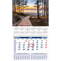 Wall calendar UNO, open size 297x425mm (PICTURE no. 1) 00320/40203