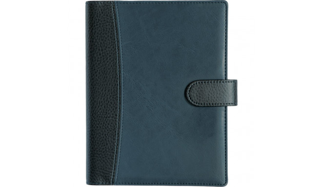 Book calendar Boss A5, WEEK vertical, spiral binding, LUX covers (BLUE) 00043/40073