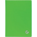 Book calendar Boss A5, horizontal division, spiral bound plastic cover (LIGHT GREEN) 00032/40338