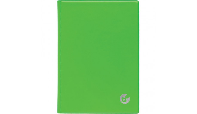 Book calendar Boss A5, horizontal division, spiral bound plastic cover (LIGHT GREEN) 00032/40338