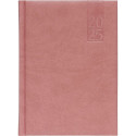 Book calendar DAY A5, hardcover, synthetic leather (OLD PINK) 00034/40418