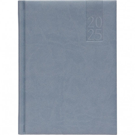 Book calendar DAY A5, hardcover, artificial leather (DUTY BLUE) 00034/40358