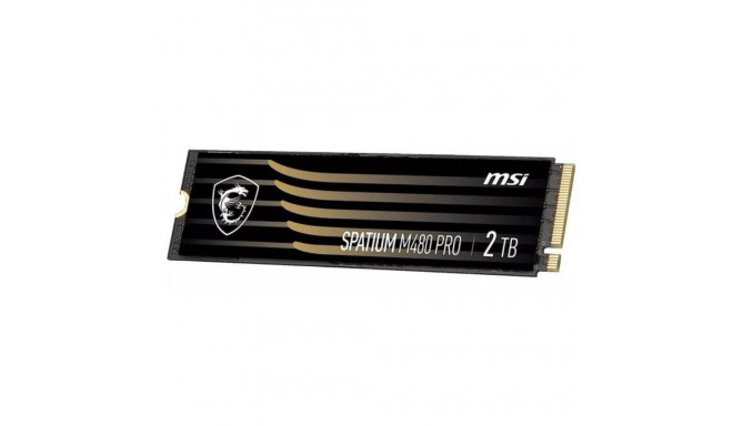 SSD|MSI|SPATIUM M480 PRO|2TB|M.2|PCIe Gen4|NVMe|3D NAND|Write speed 7000 MBytes/sec|Read speed 7400 