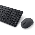 DELL KM555 keyboard Mouse included Universal RF Wireless + Bluetooth QWERTY Ukrainian Black