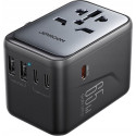 Joyroom reisadapter 65W universaalne EU / US / JP / AU / UK / CN - must