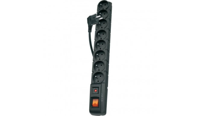 Acar S8 Dual surge protector power strip 8 sockets 5 m black (W1751)