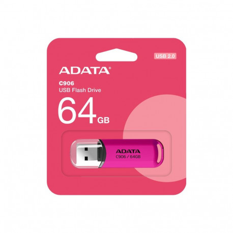 ADATA | USB Flash Drive | C906 | 64 GB | USB Type-A | Pink