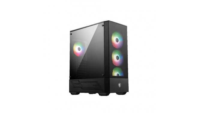 MSI | PC Case | MAG FORGE 112R | Side window | Black | Mid-Tower | Power supply included No | ATX