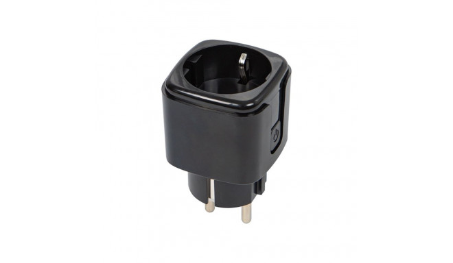 Nutikas WiFi-ga juhitav pistikupesa TUYA V3 must