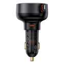 Baseus Enjoyment Pro Car Charger C+Retractable iP Cable 55W Cluster Black
