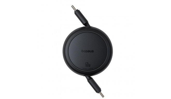 Baseus Free2Pull Mini Charging Cable USB-C to USB-C 60W 1m Cluster Black