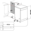 Whirlpool WFO 3T233 P 6.5 X eraldiseisev 14 kohaga nõudepesumasin