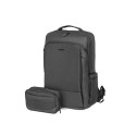 LAPTOP BACKPACK NATEC KUDU PLUS WITH ORGANIZER BLACK 15.6" 16 L